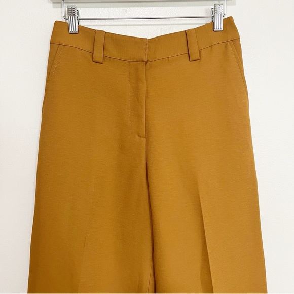 NWT Aknvas Elin Wide Leg Trouser Pant Camel Tan Size 4 - Picture 3 of 9